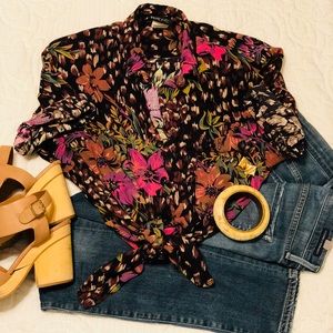 Vintage floral top
